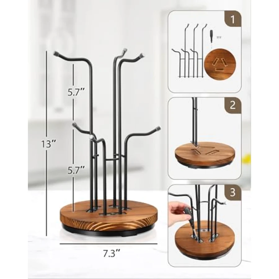 Rotating Mug Kitchen Storage, view 4