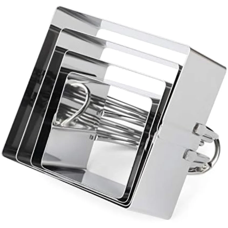 Square Biscuit Cutter Set of 4, view 5