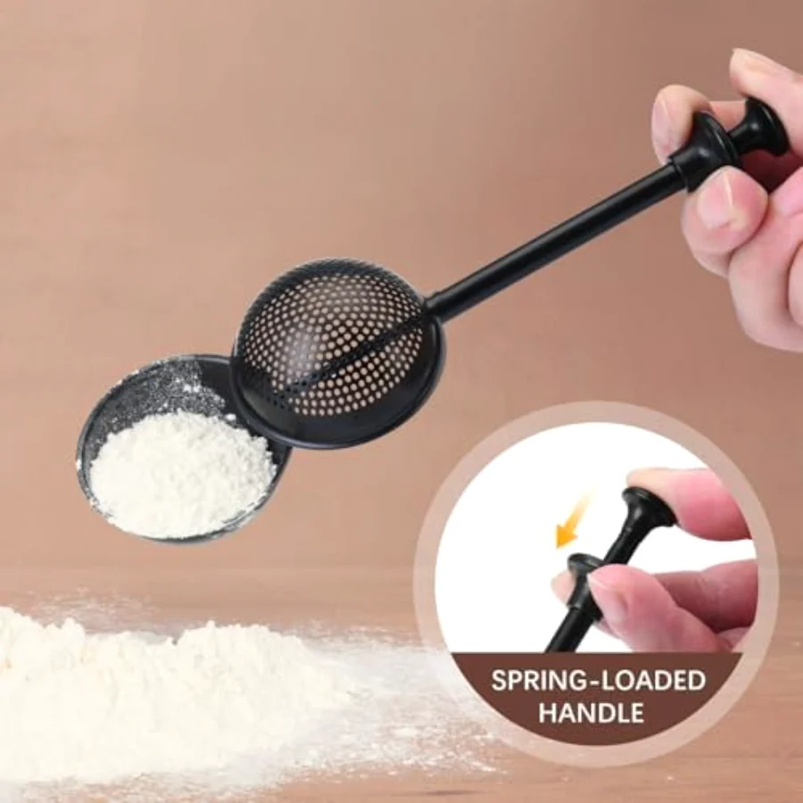 Flour Baking Tool, Black, view 3