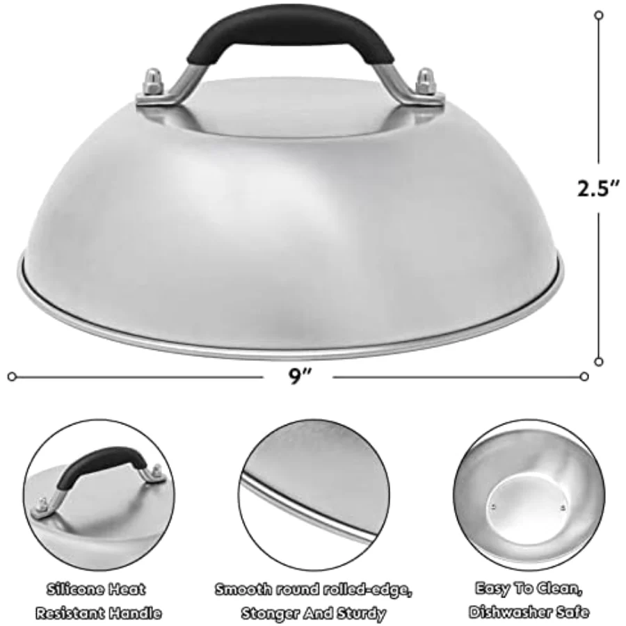 Cheese Melting Griddle Tool 9", view 2
