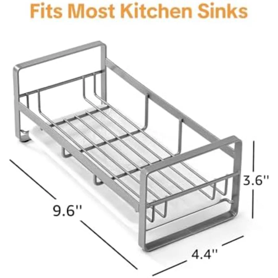 Sink Sponge Kitchen Storage, Gray, view 6