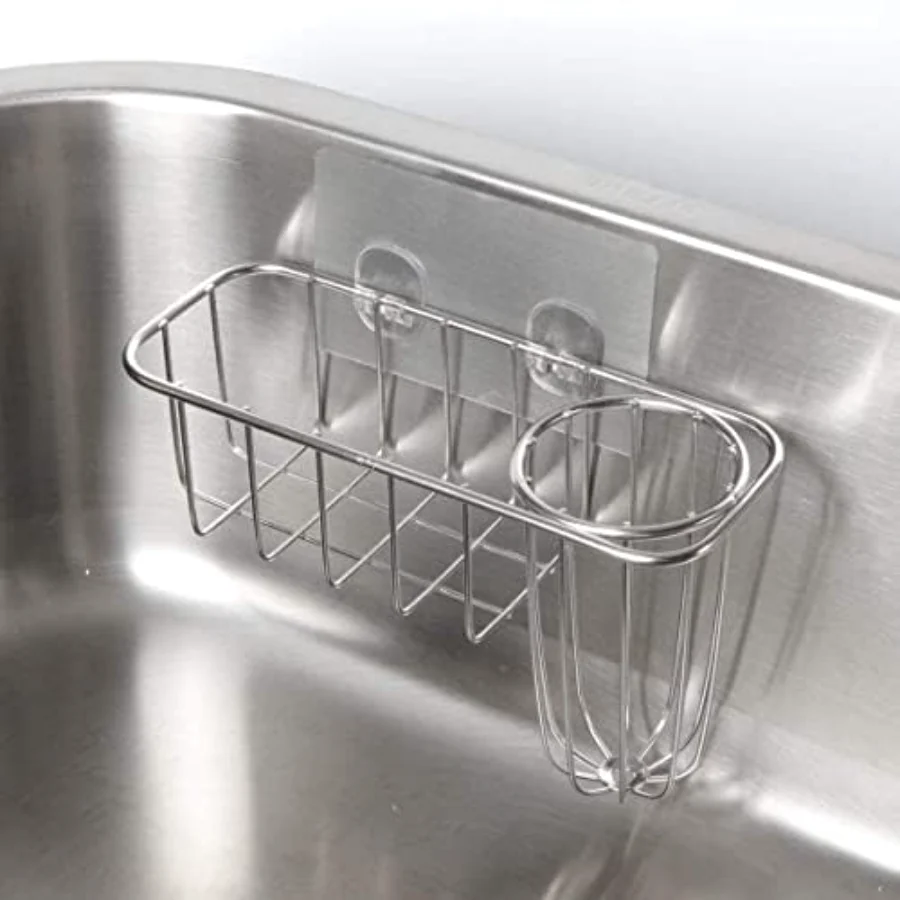 Sink Sponge Kitchen Storage, Silver, view 2