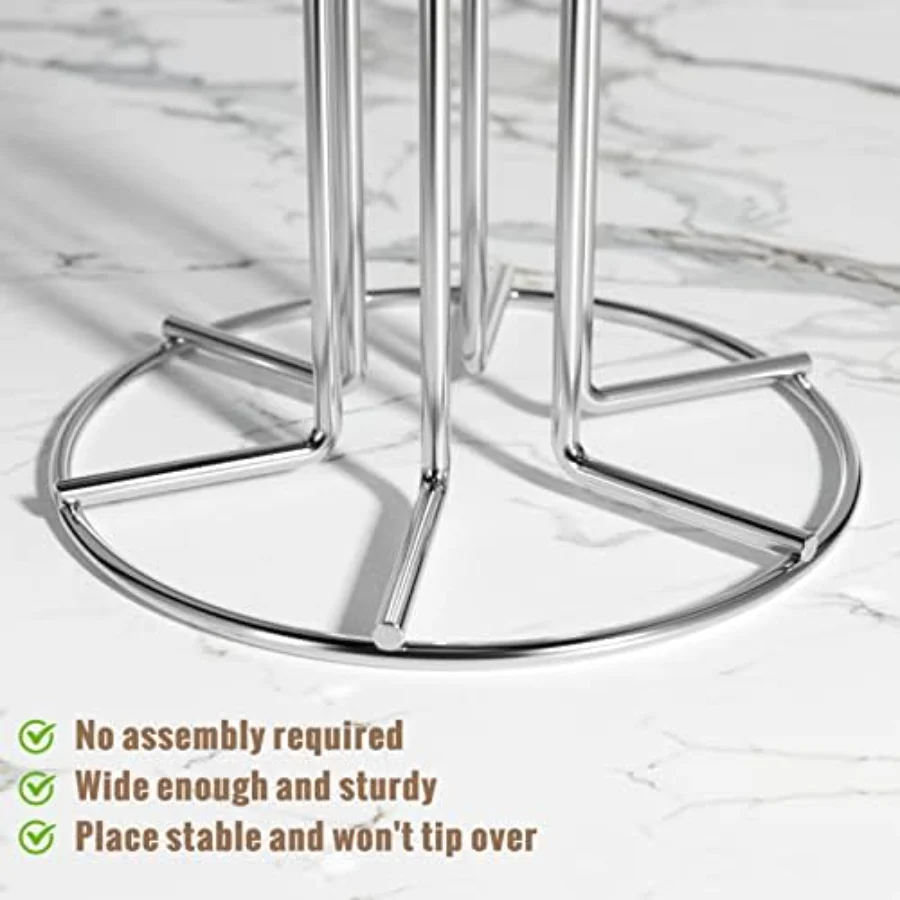 Mug Kitchen Storage, Silver, view 6