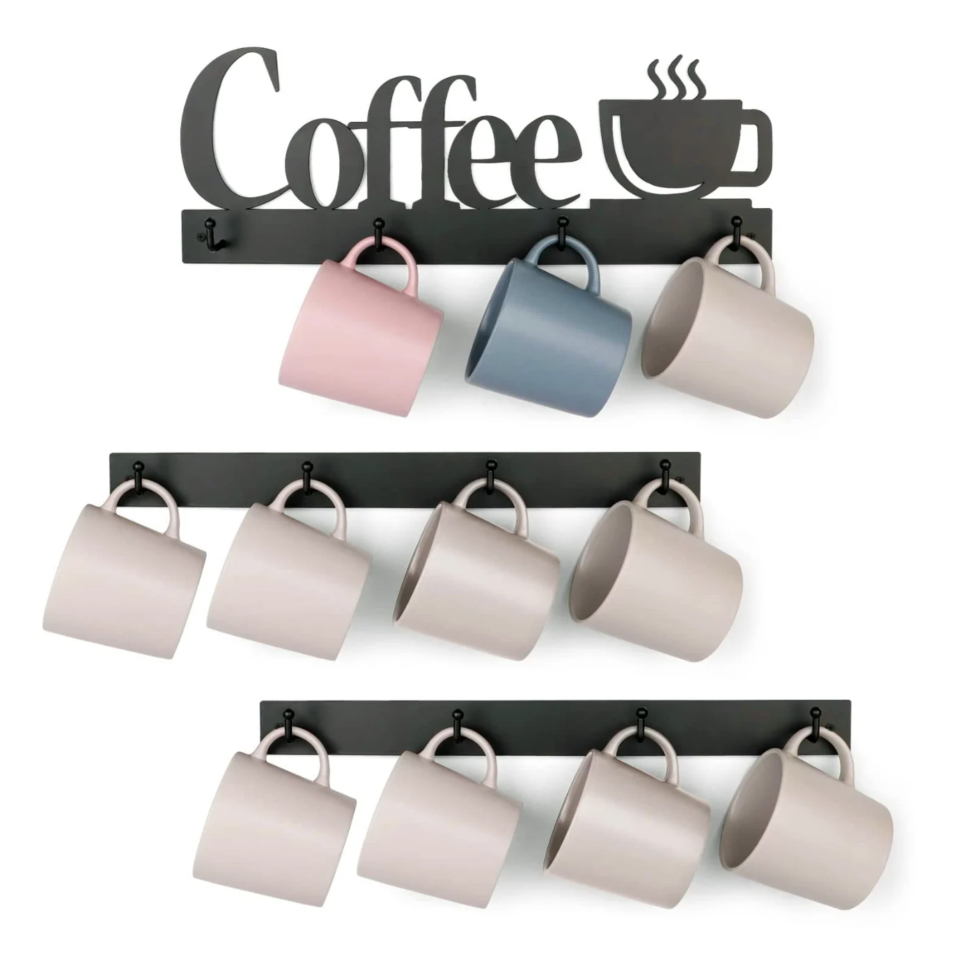 Coffee Mug Wall Kitchen Storage