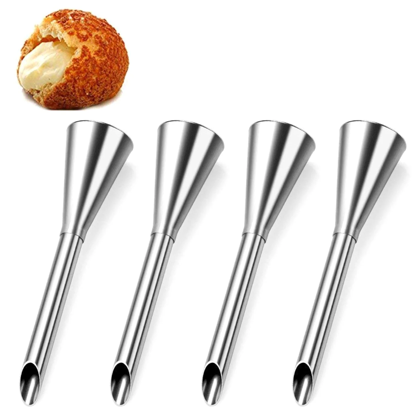 Cream Icing Piping Nozzle Baking Tool Set of 4