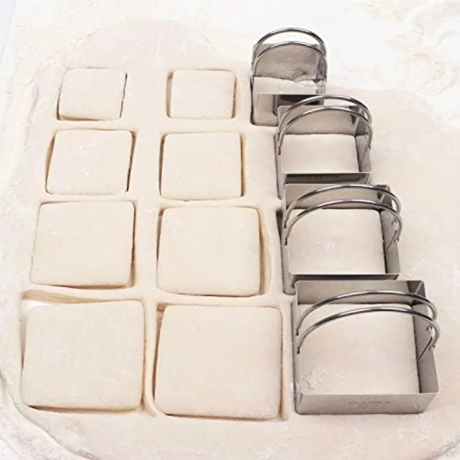Square Biscuit Cutter Set of 4, view 6